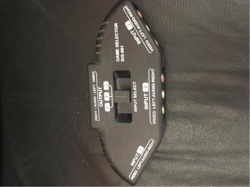 Game Selector Rca Switch 3 En 1 Rca Audio Video