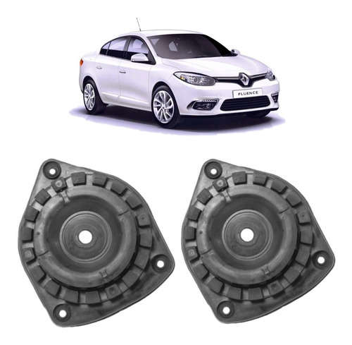 Par Coxim Batente Amortecedor Dianteiro Renault Fluence