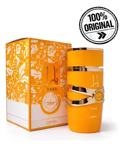 Perfume Lattafa Yara Tous Eau De Parfum 100ml Perfume Árabe Feminino Importado Alta Fixação