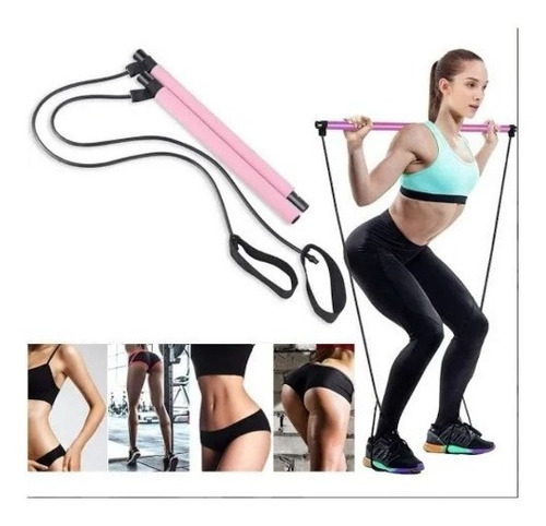 Barras Con Elasticos Yoga Pilates Fitness Estiramiento