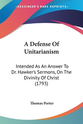 Libro A Defense Of Unitarianism: Intended As An Answer To...