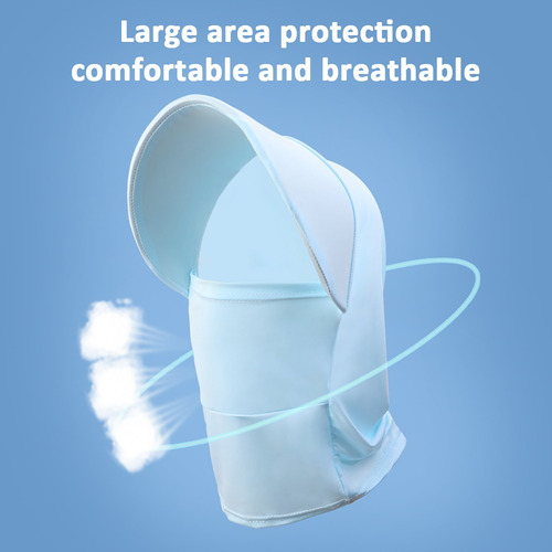 Gorro Plegable Ice Silk, Protector Solar, Protección Del Cue
