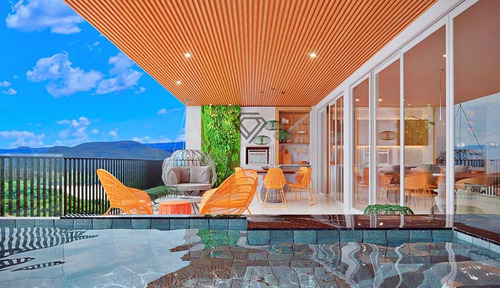 Imagem 5 de 30 de Apartamento 4 Suítes, 287 M² C/ Piscina, 1 Por Andar À Venda Na 404 Sul - Urban Raro - 465