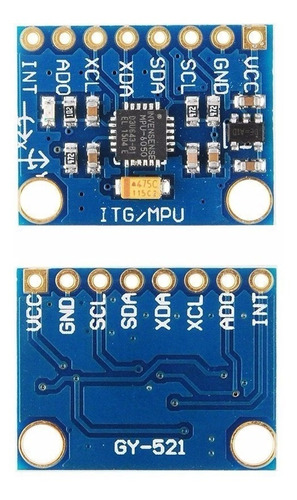 Acelerómetro Y Giroscopio Gy-521  Mpu-6050