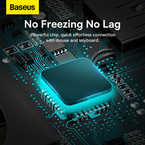 Hub Baseus Tipo-C 8n1 3x USB 3.0 Hdmi 4k30 Hz Sd Tf Vga PD100W
