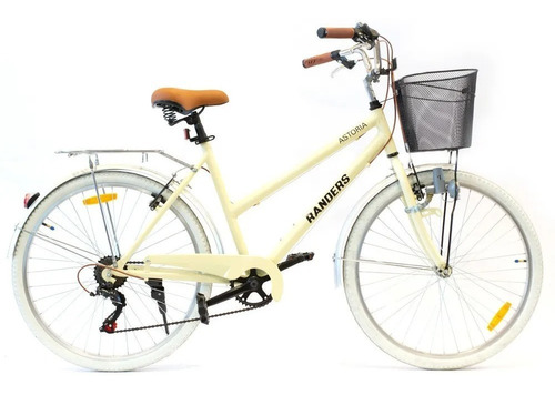 Bicicleta De Dama Rodado 26 Paseo Randers Bke726 De Aluminio