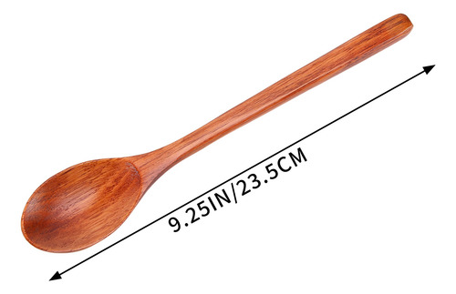 Cucharas De Madera, 6 Cucharas De Sopa De Madera Para Comer