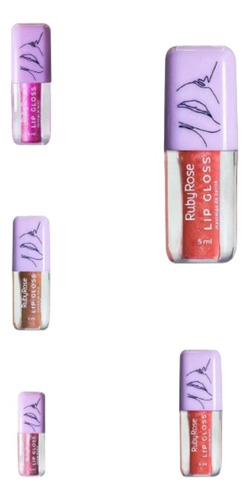 Lip Gloss Glitter Ruby Rose