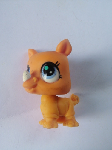Littlest Pet Shops Hasbro Original Rinoceronte Naranja 