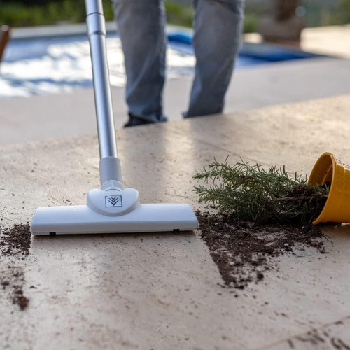 Aspiradora Vertical 1000w 500 Ml Color Blanco Karcher Vcl 2