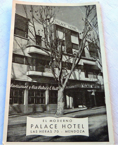 Monijor62-antigua Postal Mederno Palace Hotel Mendoza