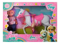 Comprar Muñeca Tiny Lucy Pop Muñeca Con Caballo Y Accesorios