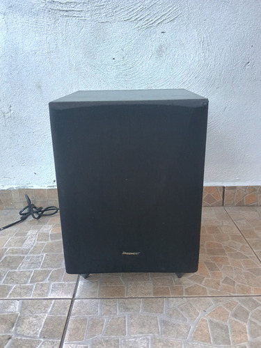 Sub Woofer Pioneer Ativo Model Htp-105/205sw Original Preto (Usado)
