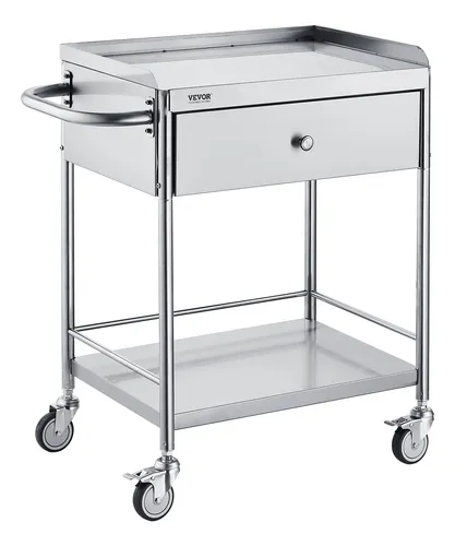 comprar Carrito Auxiliar Laboratorio Spa Medico Multiusos Cajon Msi