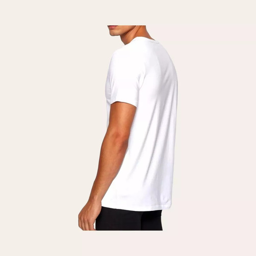 Playeras Hugo Boss Cuello V 2 Pack Blanco - Original
