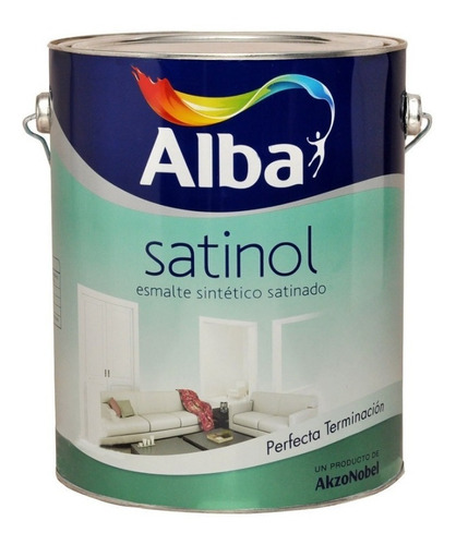 Esmalte Sintetico Satinado Semimate Satinol Alba Colores 1l