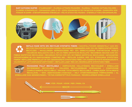 Swiffer Duster 16 Piezas Captura De Polvo Y Cabello