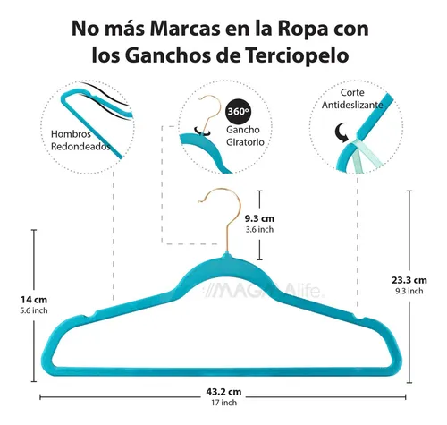 Ganchos de ropa dorados sale