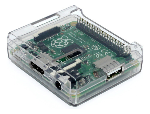 Carcasa Para Raspberry Pi Modelo + (plus) Color: Acceso Todo