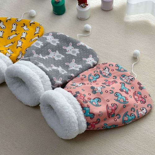 Saco De Dormir Para Gatos Plush Kitten Quilt Bed Cartoon