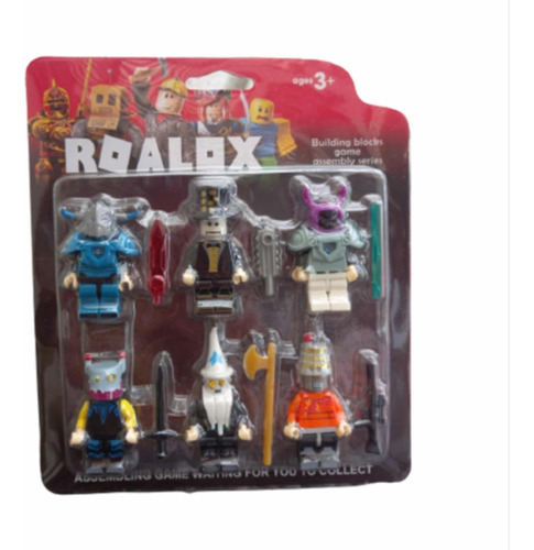 Minifiguras Set Figuras Roblox X 6 Con Accesorios Armables