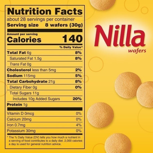 Galletas Nilla Wafer 311grs.