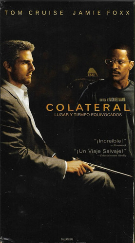 Colateral Vhs Tom Cruise Jamie Foxx Collateral