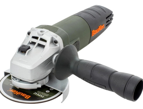 Esmeril Angular Bauker Con Maleta 4,5 820w + 20 Discos