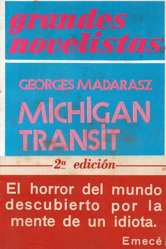 Imagen 1 de 3 de Michigan Transit De Georges Madarasz - Nuevo
