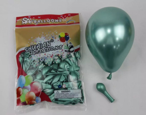 Globos Chrome Latex 5pulgadas  X50 Unidades... 