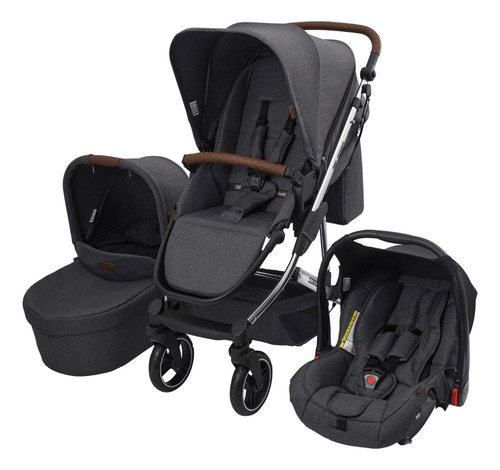 Travel System Trio Como 4 - Asphalt - Abc Design