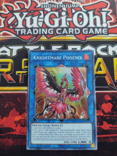 Yu-gi-oh Knightmare Phoenix Flod-en046 Link Super Rare