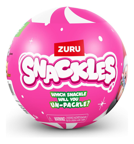 [ Snackles Christmas Mystery Unbox De Peluche En Capsula De
