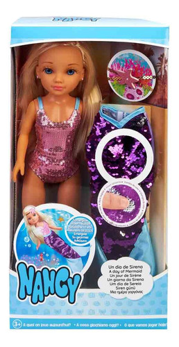 Muñeca Nancy, Un Día De Sirena Morada Refresh (Usado)