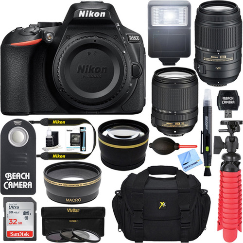 Cámara Dslr Nikon D5600 De 24.2 Mp Dx-format Incluye