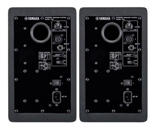 Imagen 2 de 4 de Monitor De Estudio Activos Yamaha Hs-5 Negro ( 2 Unidades )