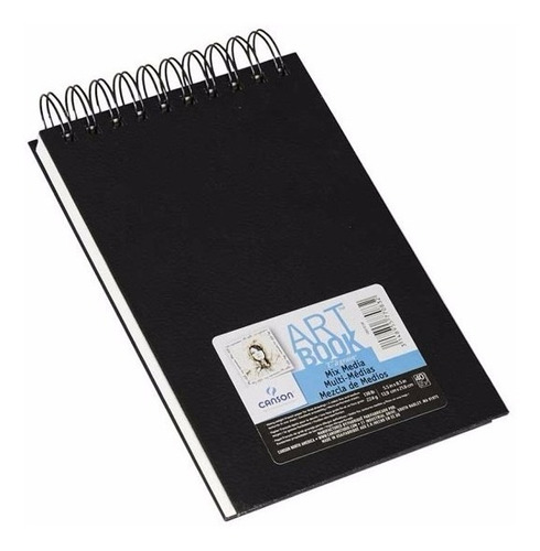 Caderno Sketch Book Mix Media Canson 13x21 40fls 224grs