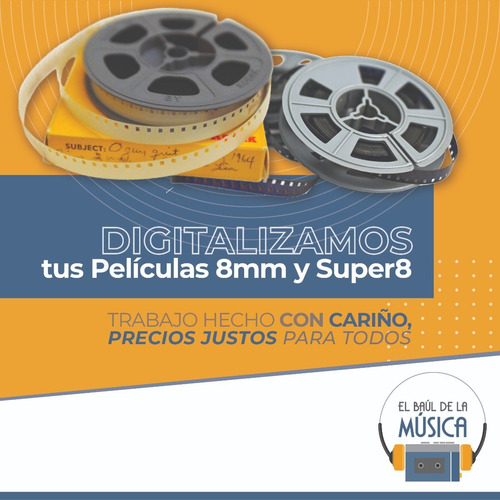Traspaso Y Digitalización Películas De 8mm Y Super8