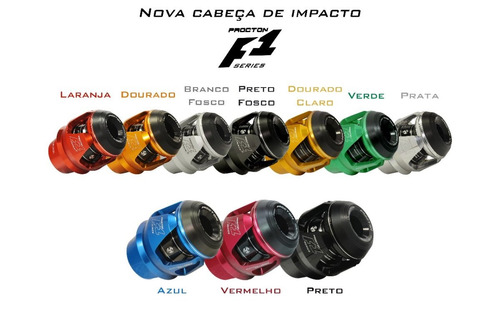 Kit De Slider F1 Procton Racing Yamaha Xj6n / Xj6 N / 8 Peça