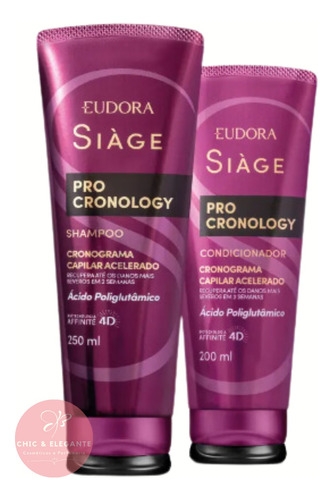 Siage Pro Cronology Shampoo E Condicionador Eudora