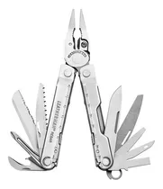 Comprar Pinza Multifuncion Leatherman Rebar Navaja Cortaplumas 17 Fu Color Plateado