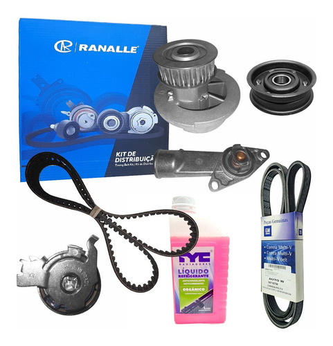 Kit Distribucion + Bomba + Poli V Chevrolet Agile Montana