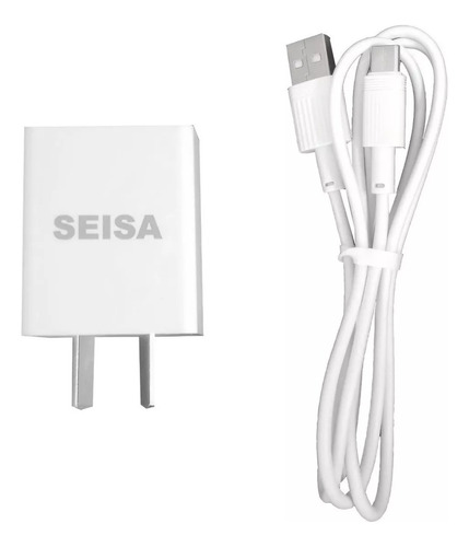 Cargador De Pared Seisa Fast Charge 2.4a + Cable Tipo C