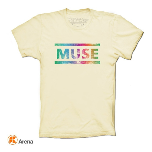 Playeras Muse Camiseta Distressed Logo 
