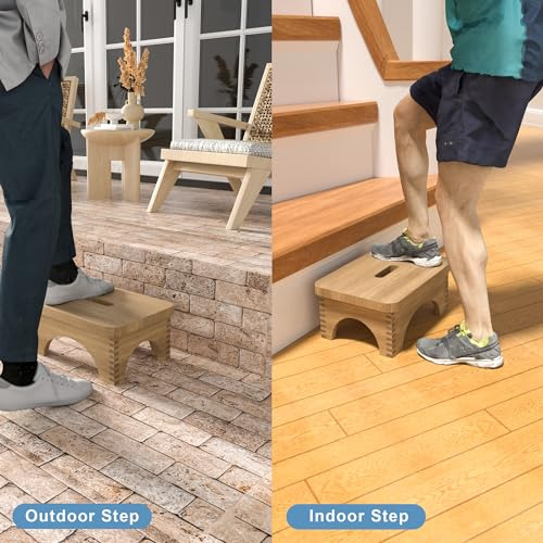Taburete De Madera Para Adultos Y Niños, Resistente, Máximo