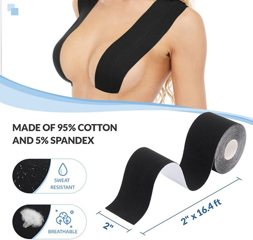 Boob Tape 5cm Brasier Invisible Push Up Cinta Levanta Busto