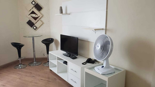 Imagem 3 de 13 de Apartamento Moema Mobiliado Para Curto Ou Longo Prazo