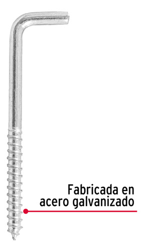 Bolsa Con 144 Alcayatas Roscadas De 22 X 100, Fiero 44991