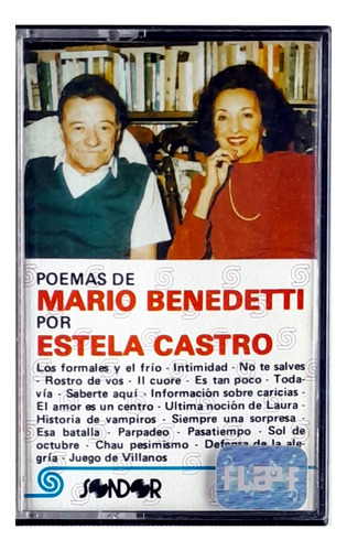 Casete Poemas  De Benedetti X Estela Castro     Oka  (Reacondicionado)