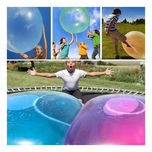 1 2 Peças De Bola De Bolha Grande E Incrível Bolha Mágica